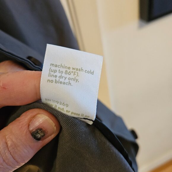 NAU khaki green lined jacket - Wear collar two ways - Mint - Sz M - Picture 8 of 8